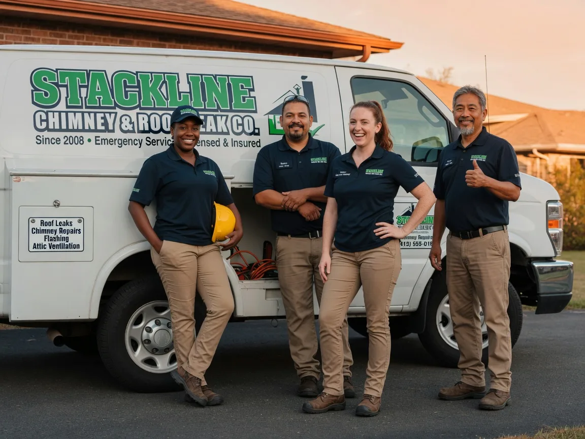 Chimney flashing repair company in Attica, KS